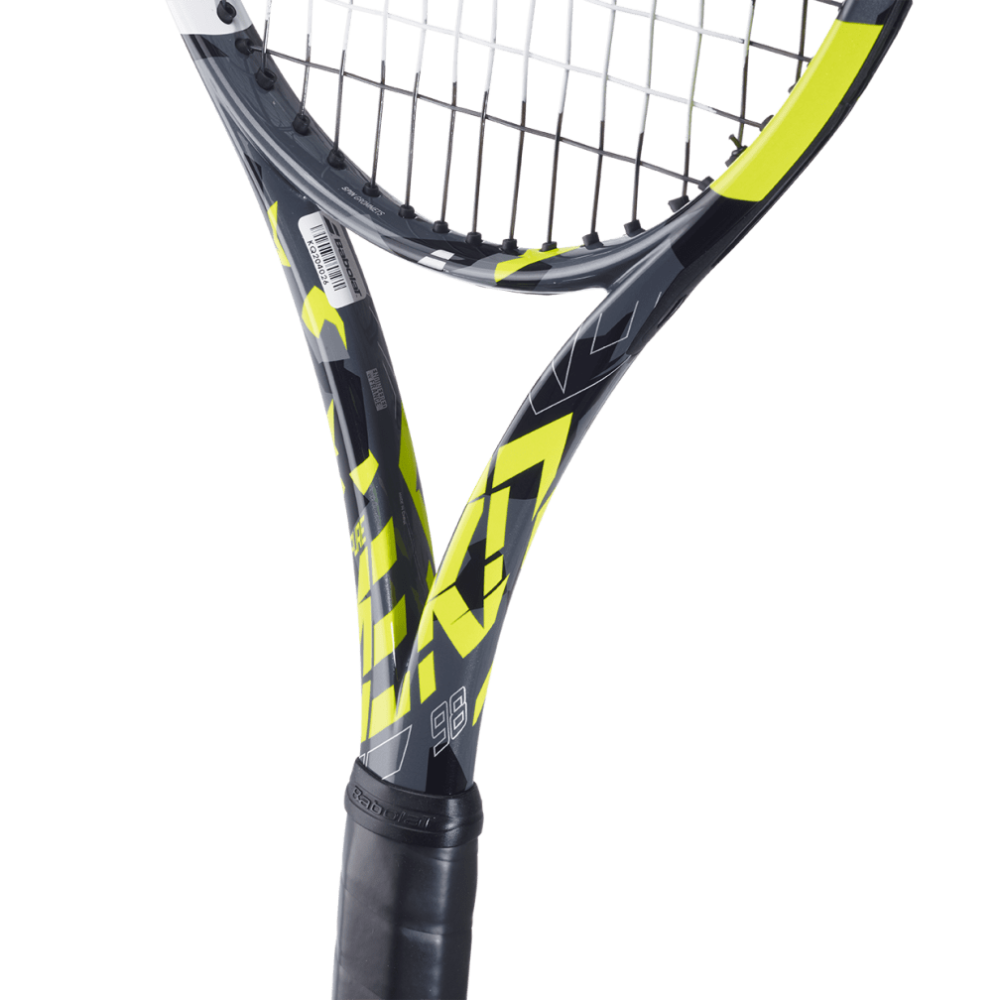 Babolat Pure Aero 98 Unstrung Tennis Racquet - 305 g - Grey Yellow White