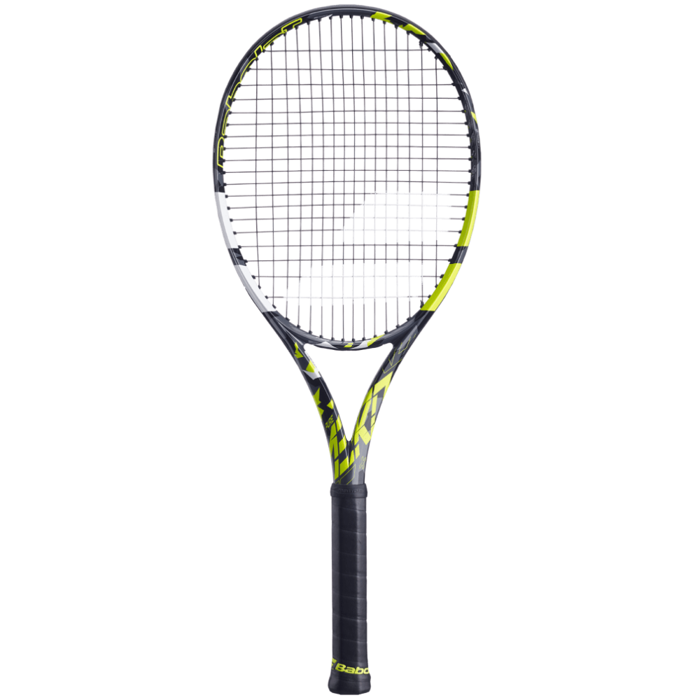 Babolat Pure Aero + Unstrung NC Tennis Racquet - 300 g - Grey Yellow White