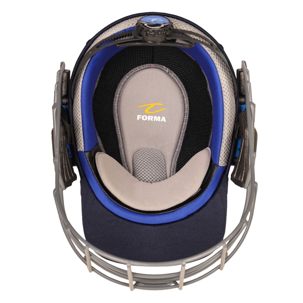 Forma Little Master Mild Steel Cricket Helmet -Navy Blue 