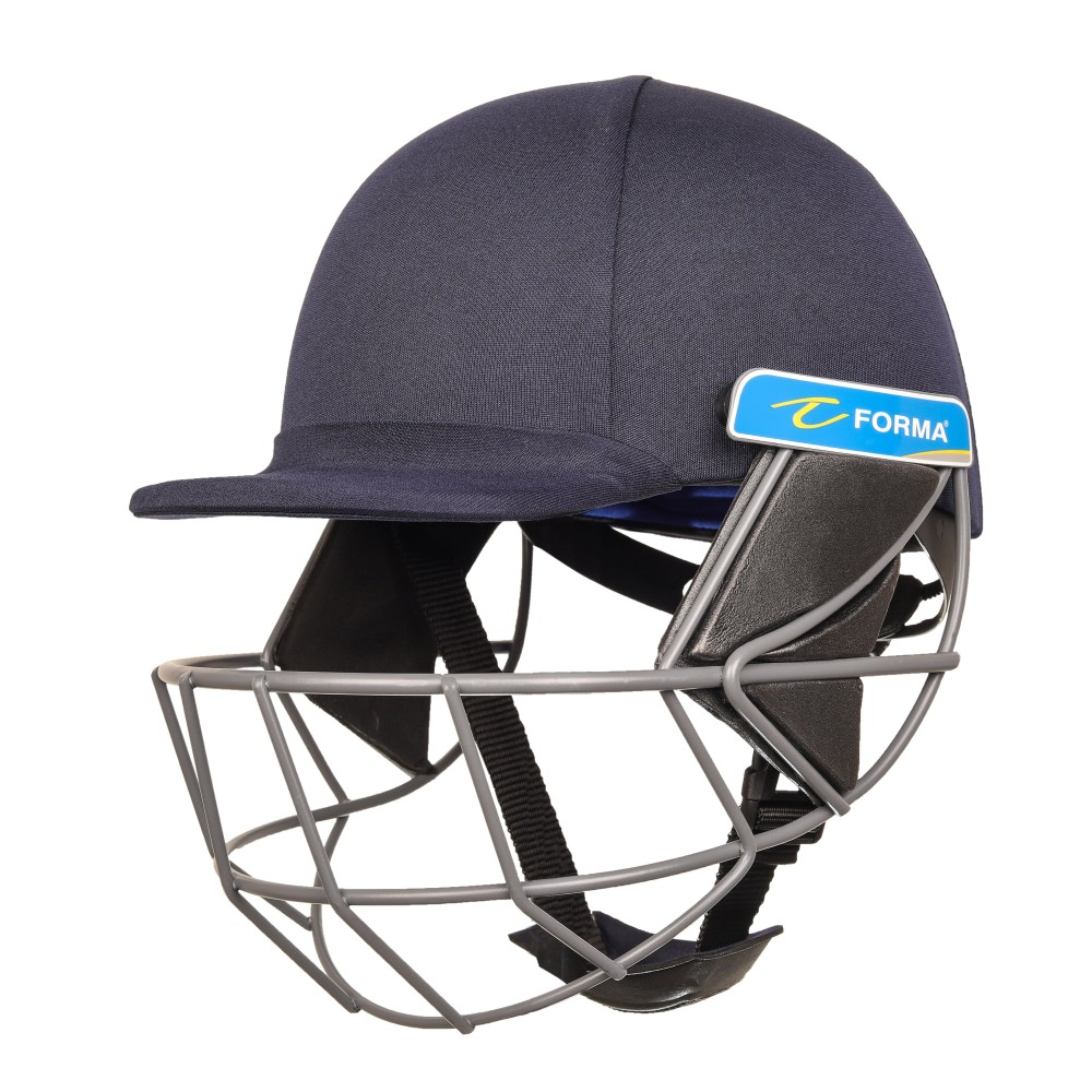 Forma Pro Axis Mild Steel Cricket Helmet Navy Blue 