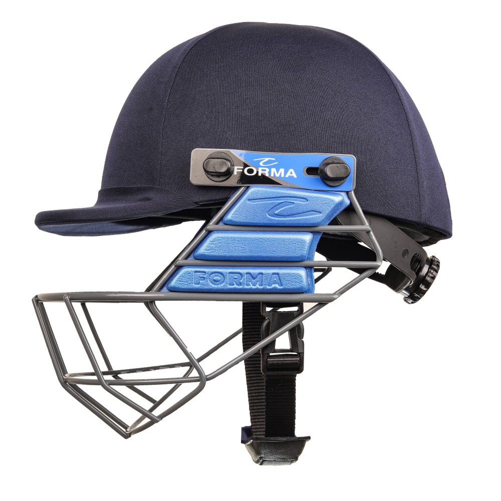 Forma Pro SRS Mild Steel Cricket Helmet -Navy Blue 