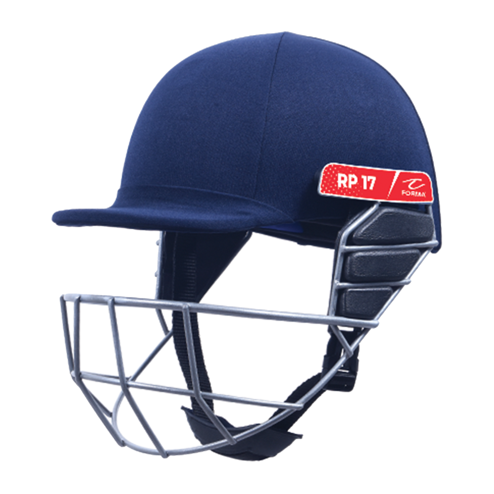 Forma RP-17 Wicket Keeping Titanium Cricket Helmet -Navy Blue 
