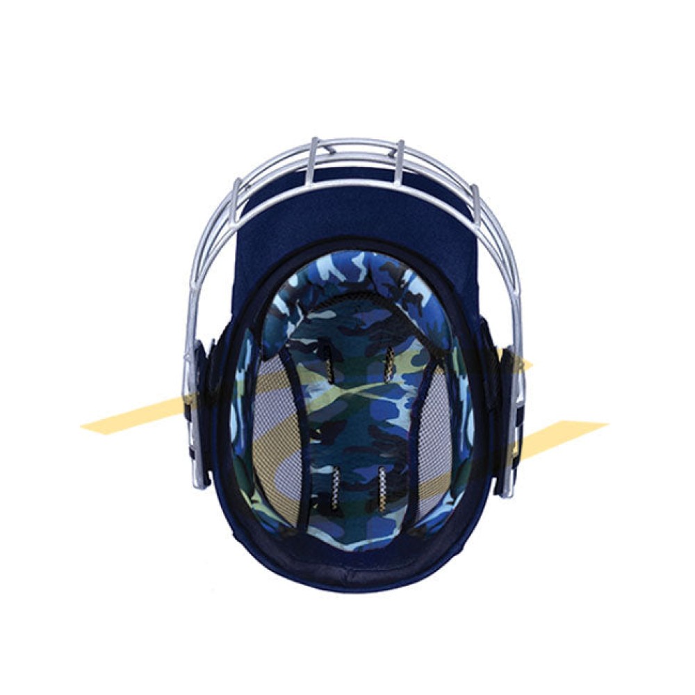 Forma Wicket Keeping Titanium Cricket Helmet -Navy Blue 