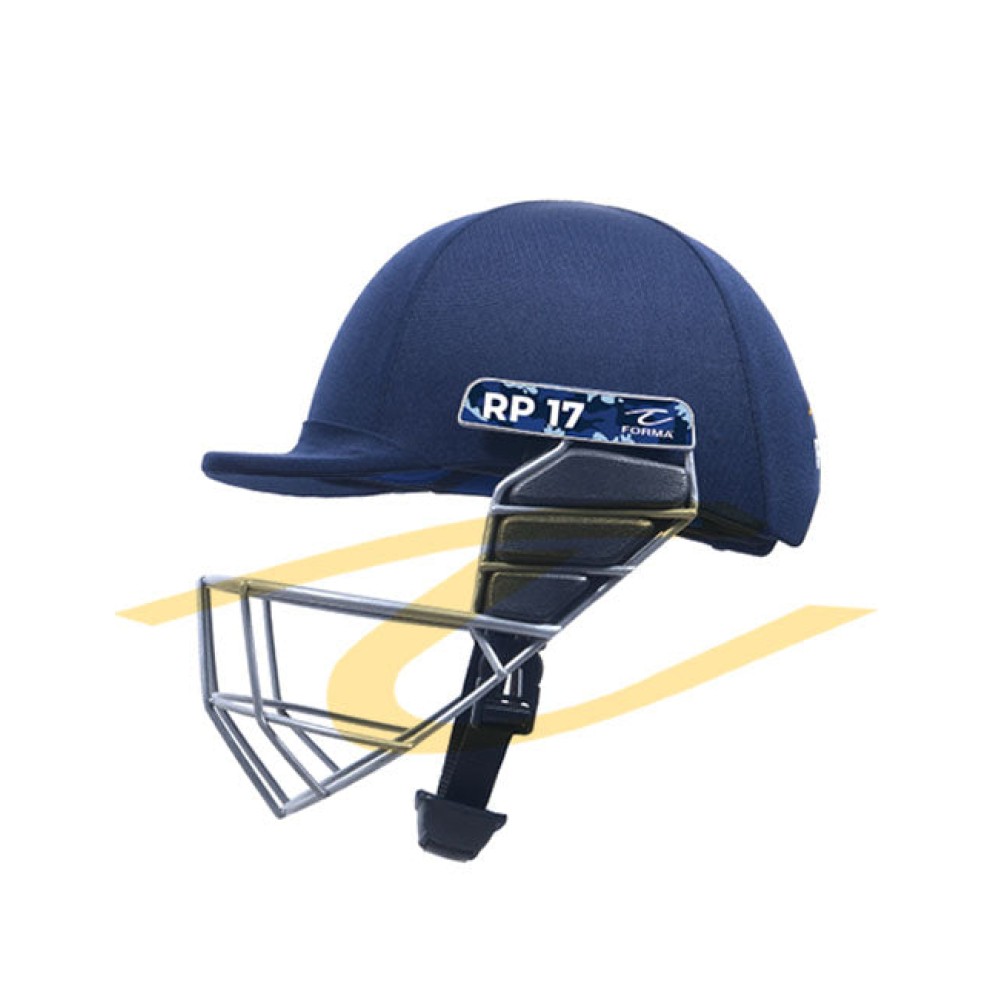 Forma Wicket Keeping Titanium Cricket Helmet -Navy Blue 