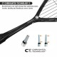 HEAD Graphene XT Hurricane 123 Squash Racquet (Black) 