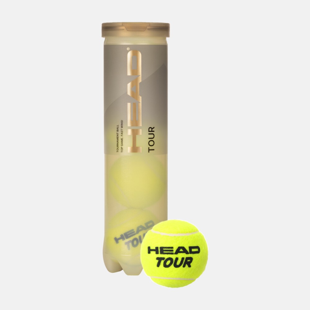HEAD TOUR 4 Tennis Balls Single Can