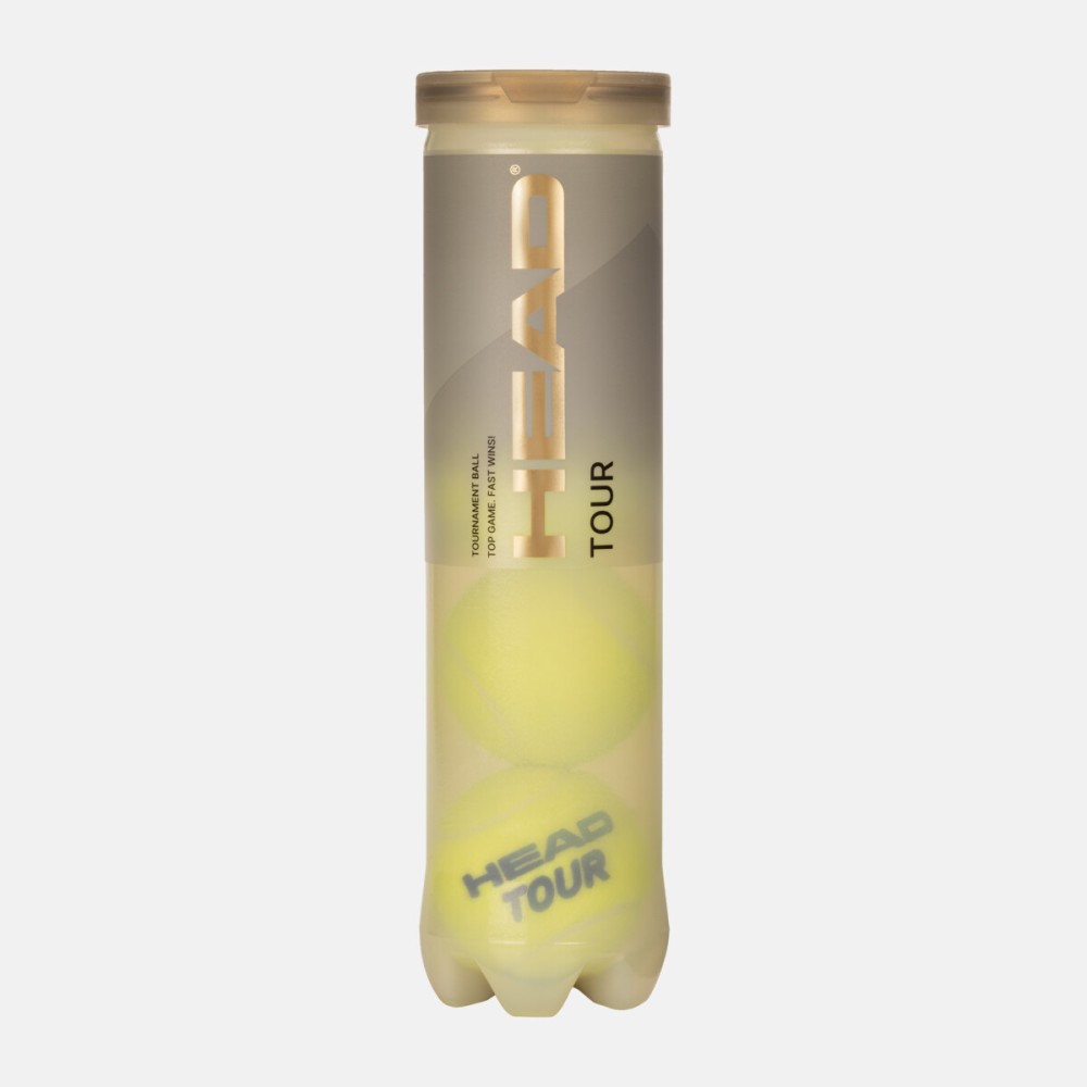 HEAD TOUR 4 Tennis Balls Single Can