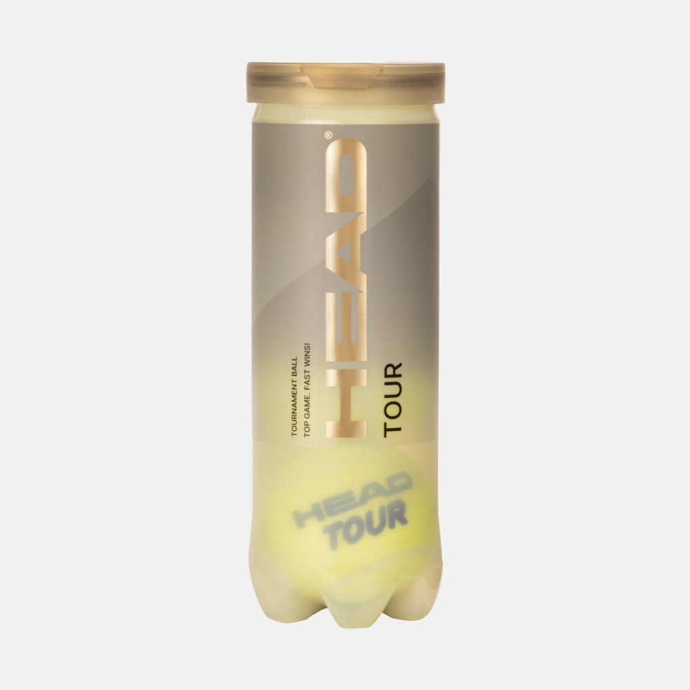 HEAD TOUR XT 3 Tennis Balls Single Can