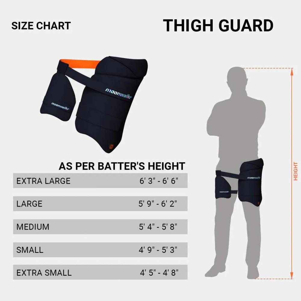 Moonwalkr 2.0 Blue Cricket Thigh Guard