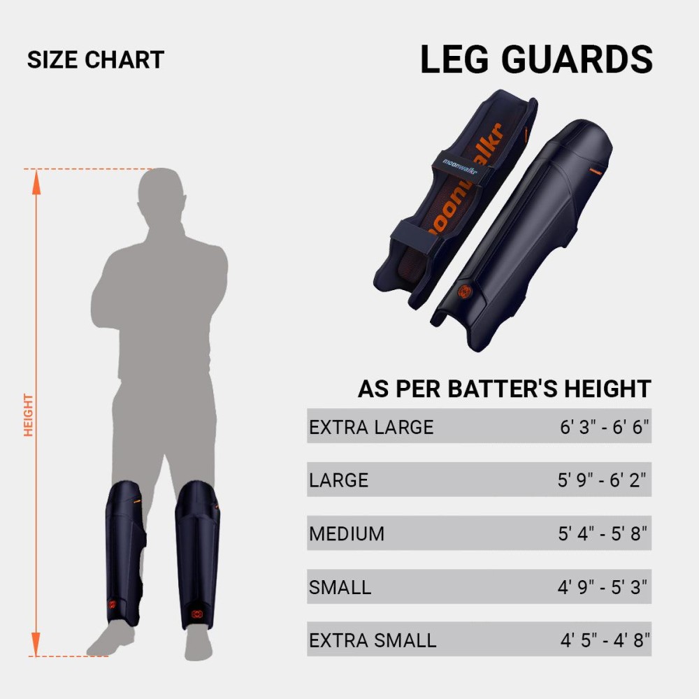Moonwalkr 2.0 Navy Blue Cricket Batting Pad