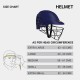 Moonwalkr Mind 2.0 Blue Cricket Helmet