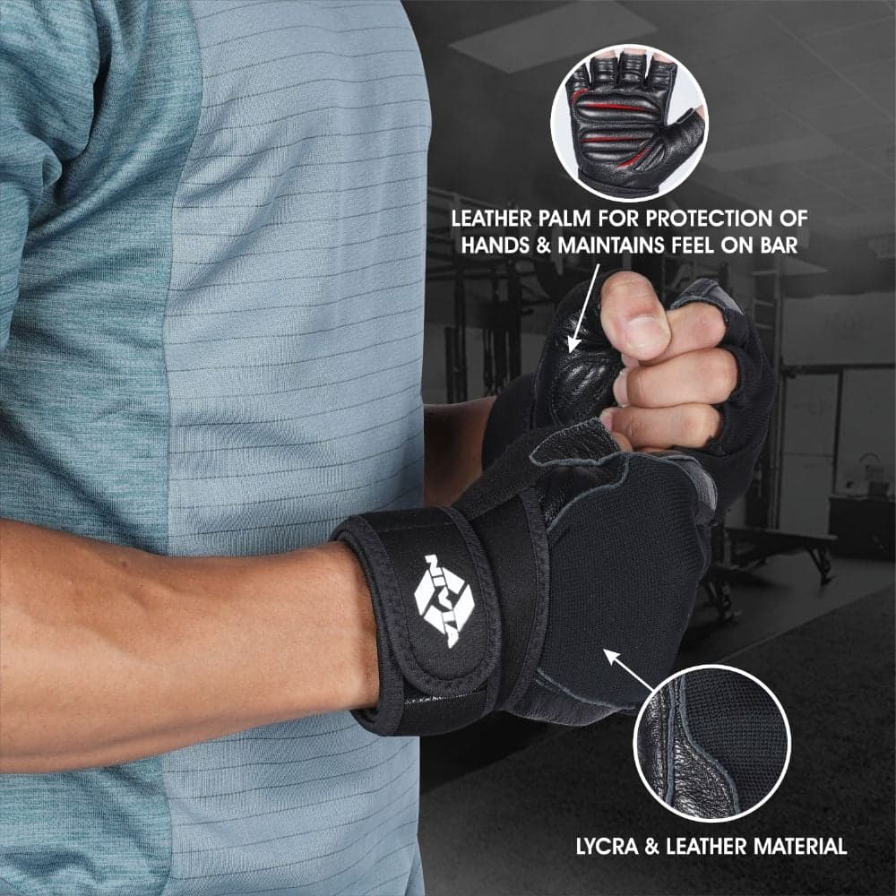 Nivia Cobra With Strap Gym Gloves