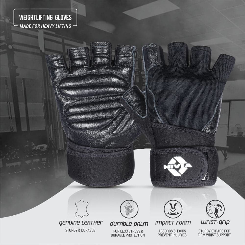 Nivia Cobra With Strap Gym Gloves