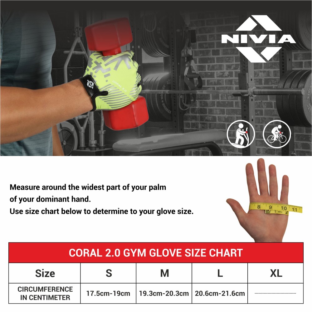 Nivia Coral 2.0 Gym Gloves