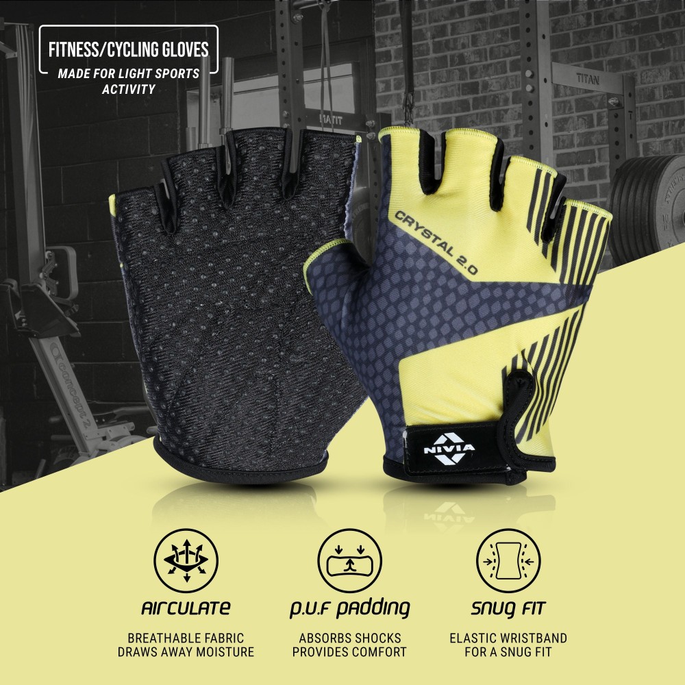 Nivia Crystal 2.0 Gym Gloves