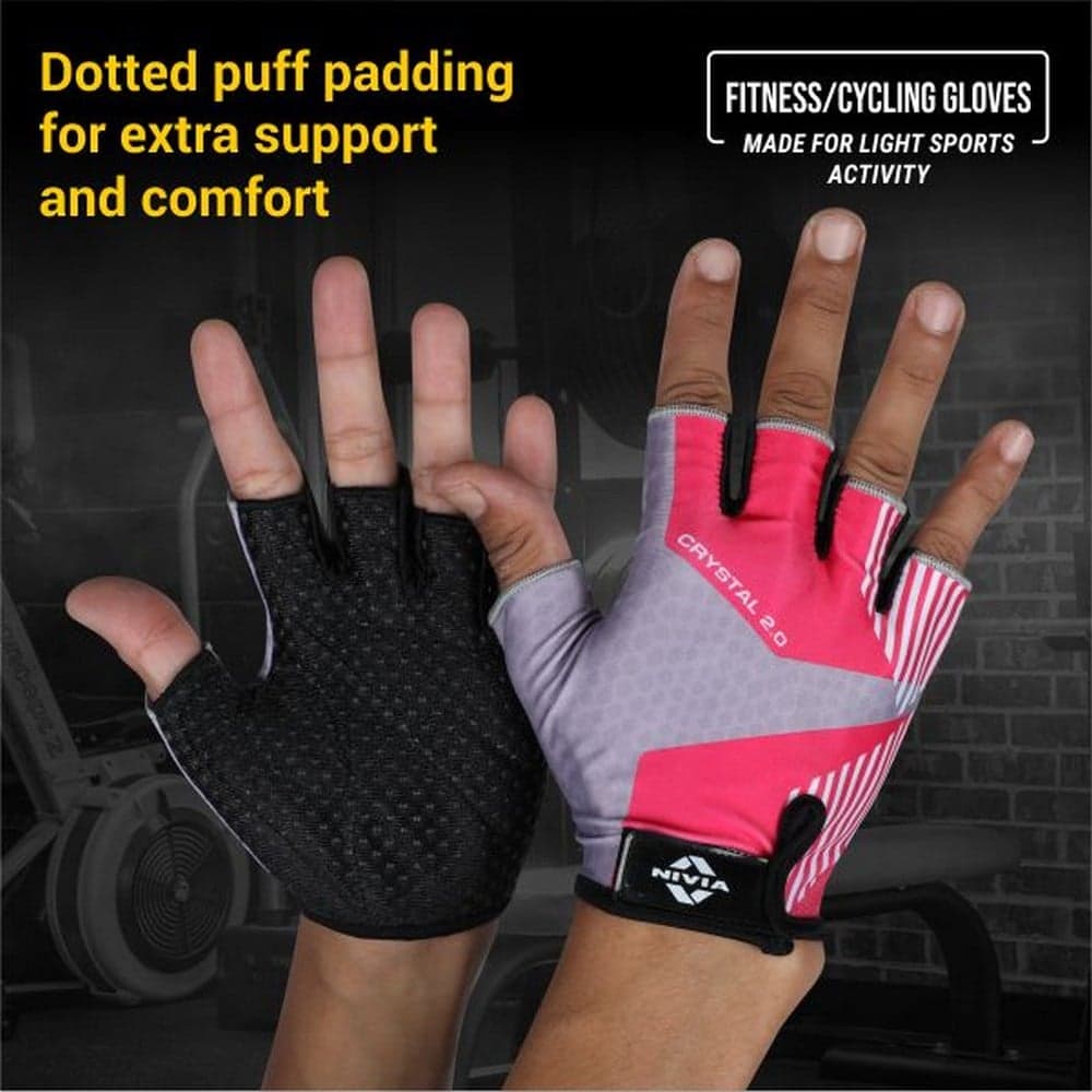 Nivia Crystal 2.0 Gym Gloves