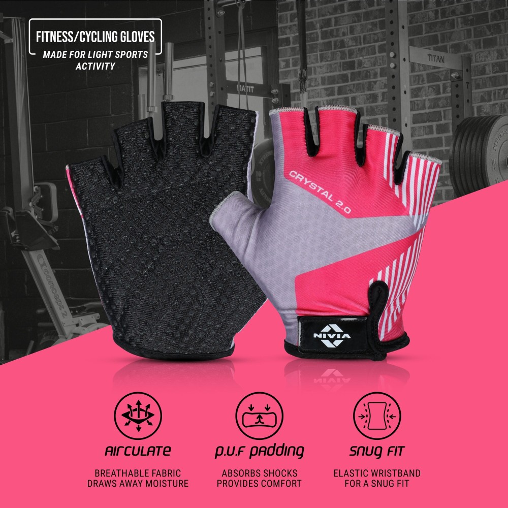 Nivia Crystal 2.0 Gym Gloves