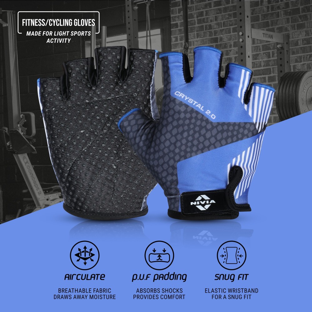 Nivia Crystal 2.0 Gym Gloves