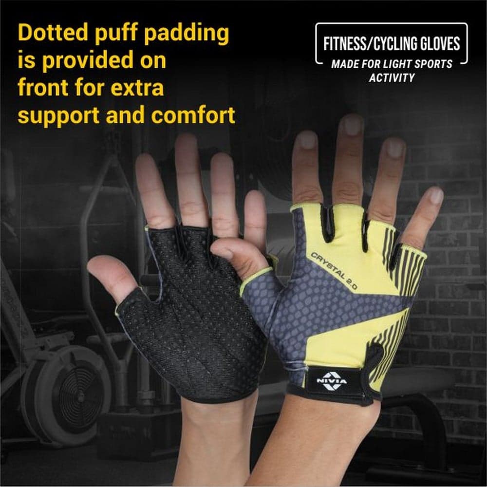 Nivia Crystal 2.0 Gym Gloves