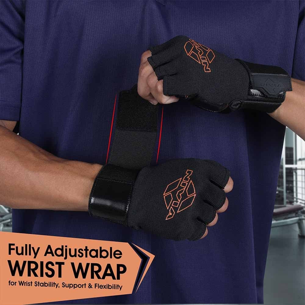 Nivia Leather Gym Weight Lifting Gloves