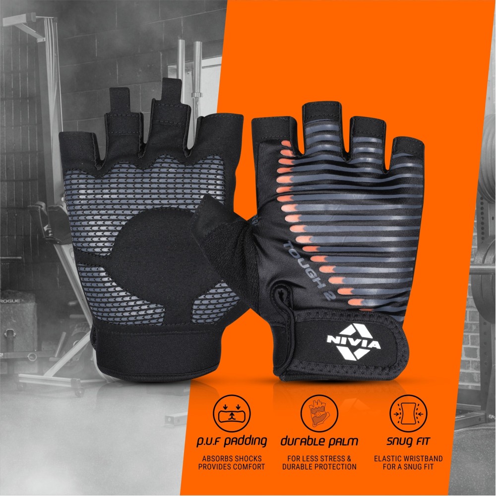 Nivia Tough 2 Gym Gloves