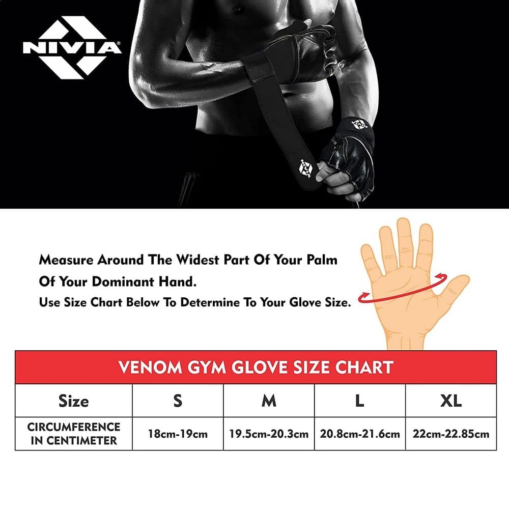 Nivia Venom Weightliftng Gloves