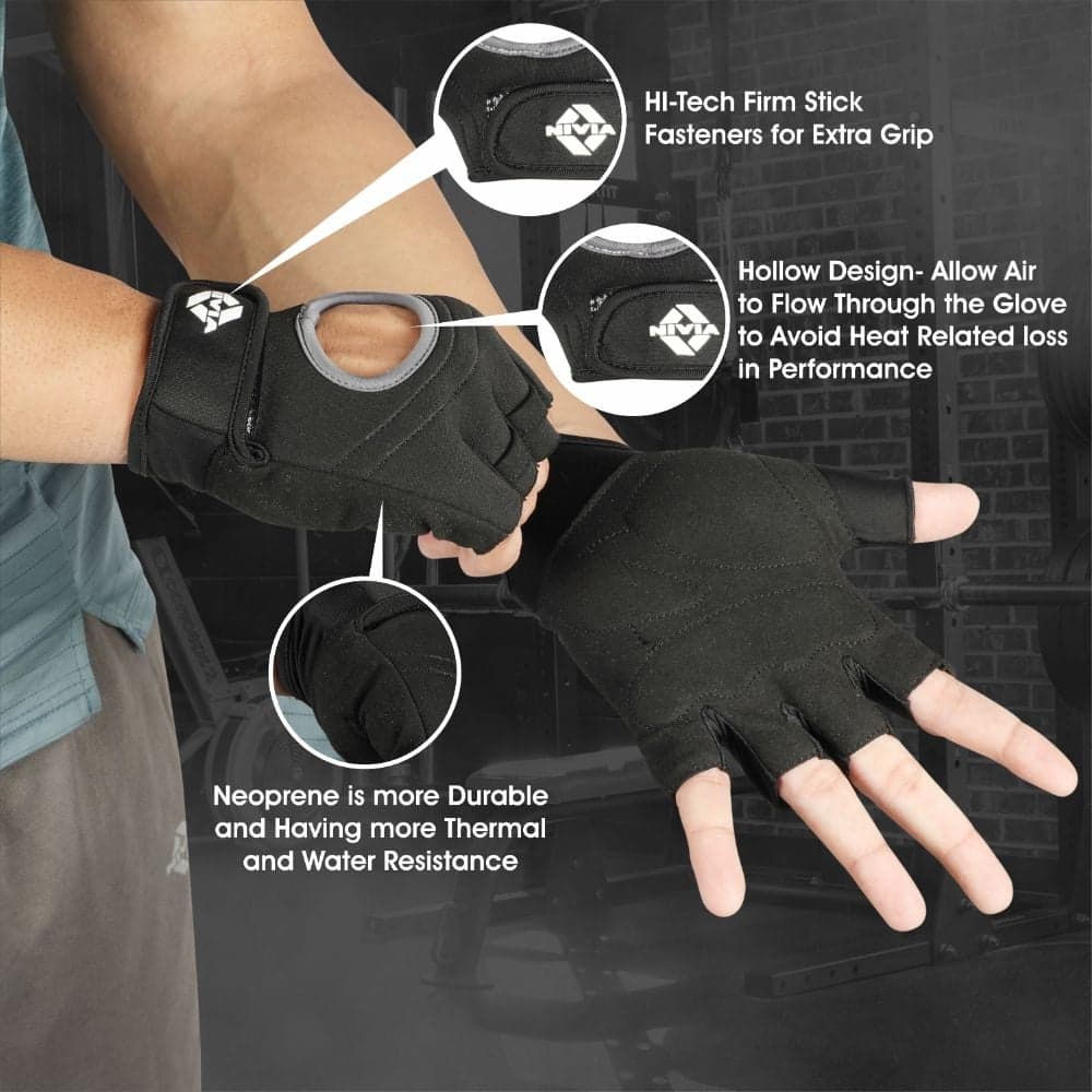 Nivia Warrior 2.0 Gym Gloves