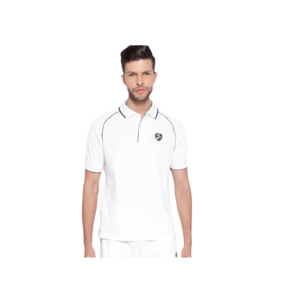 SG SAVAGE 2.0 Half Sleeve Cricket Shirt Whites SG SAVAGE 2.0 Half Sleeve Cricket Shirt Whites