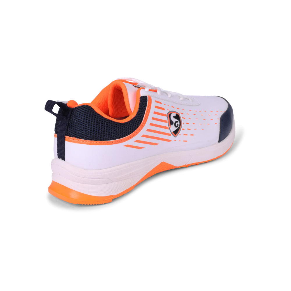 SG YORKER Sport Shoe with classic White meets bold Navy and vibrant Orange SG YORKER Sport Shoe with classic White meets bold Navy and vibrant Orange