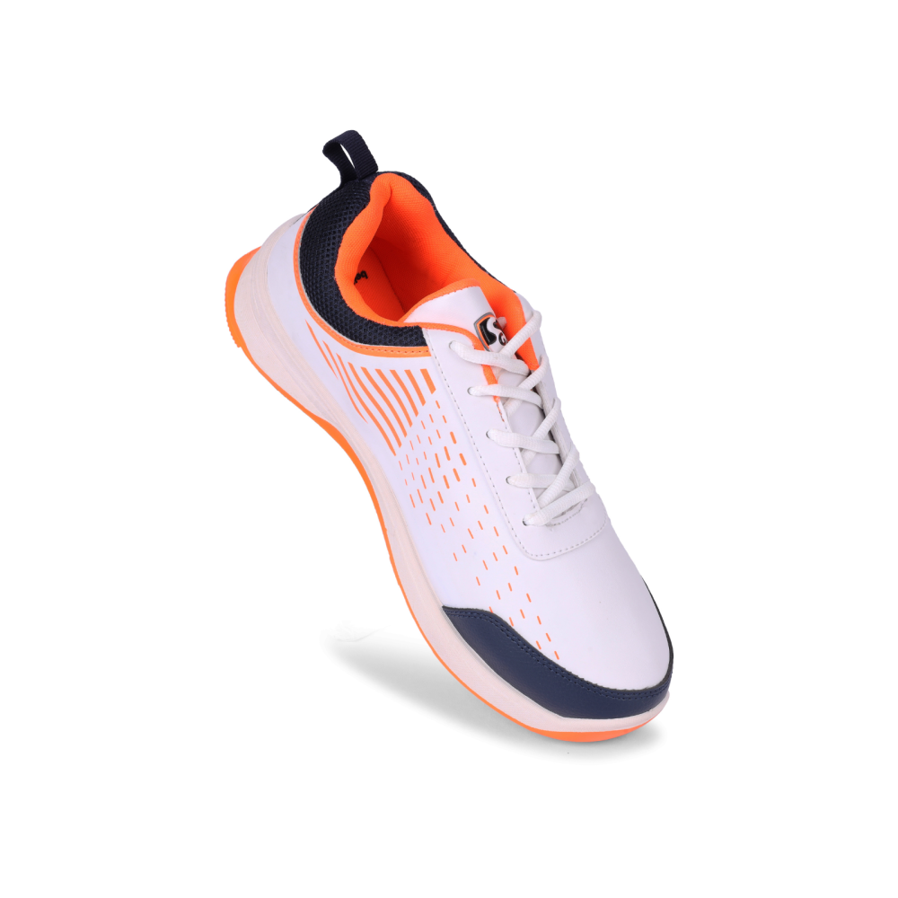 SG YORKER Sport Shoe with classic White meets bold Navy and vibrant Orange SG YORKER Sport Shoe with classic White meets bold Navy and vibrant Orange