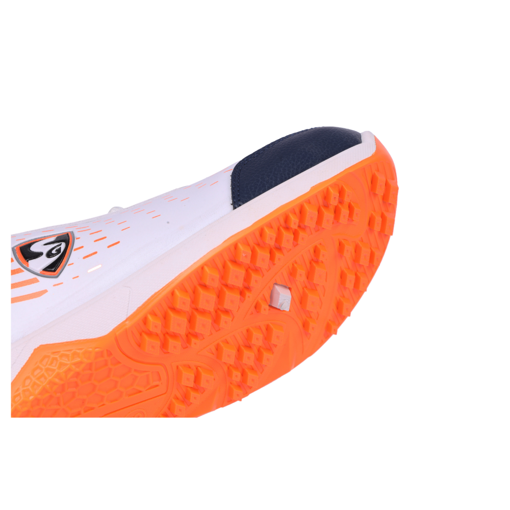 SG YORKER Sport Shoe with classic White meets bold Navy and vibrant Orange SG YORKER Sport Shoe with classic White meets bold Navy and vibrant Orange