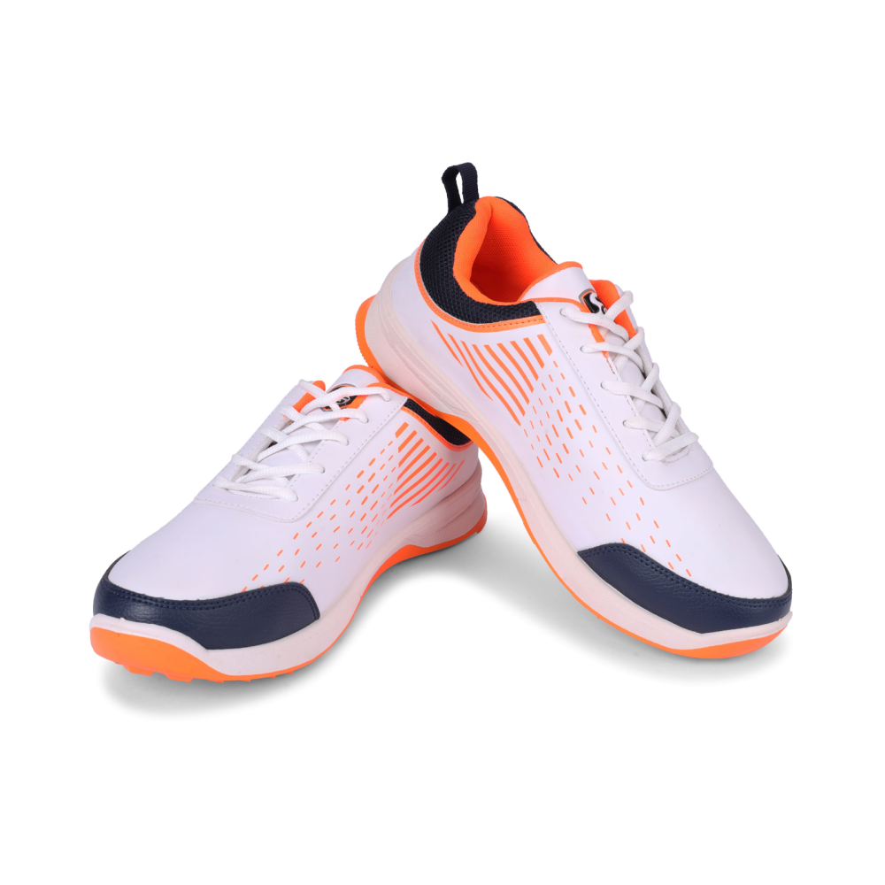 SG YORKER Sport Shoe with classic White meets bold Navy and vibrant Orange SG YORKER Sport Shoe with classic White meets bold Navy and vibrant Orange