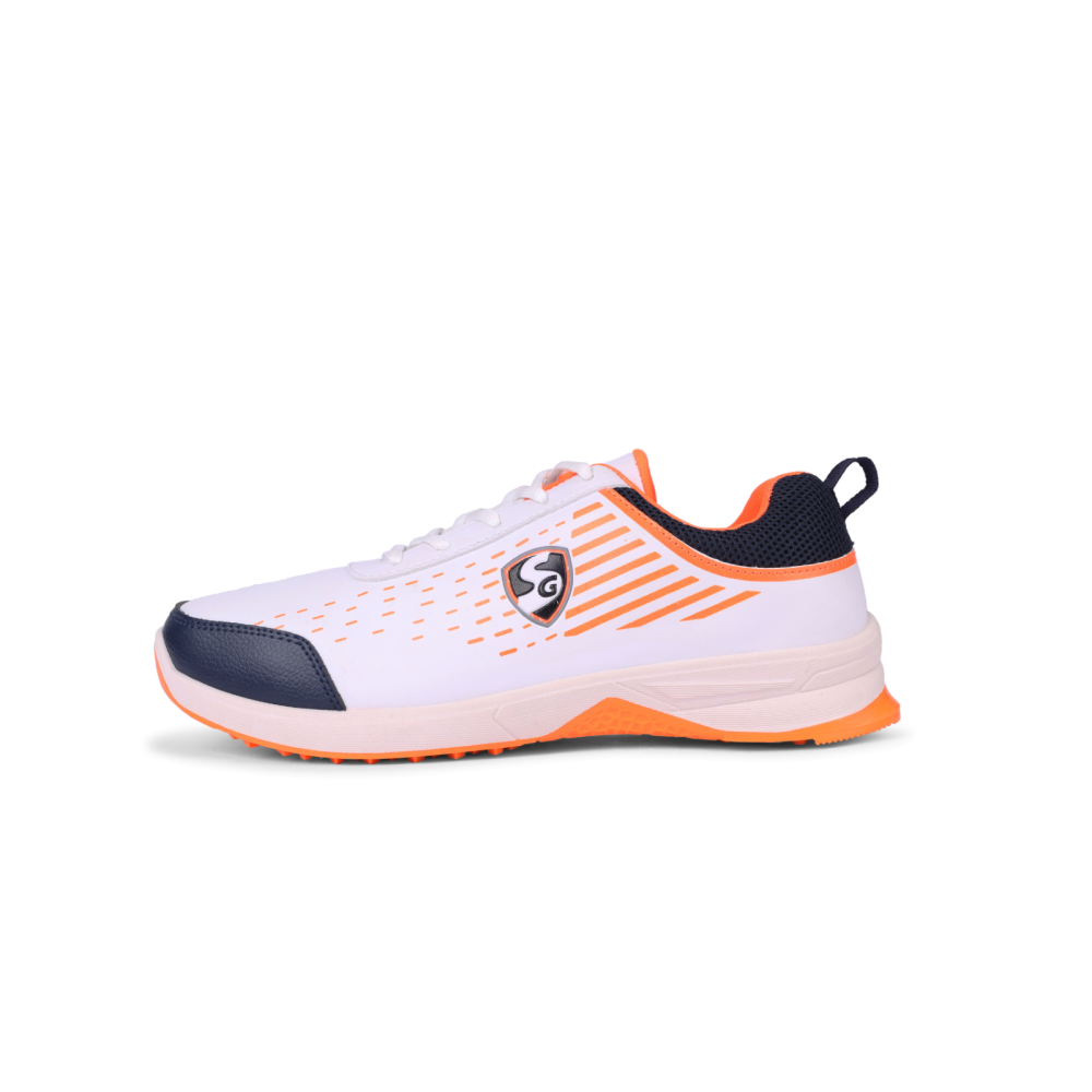 SG YORKER Sport Shoe with classic White meets bold Navy and vibrant Orange SG YORKER Sport Shoe with classic White meets bold Navy and vibrant Orange