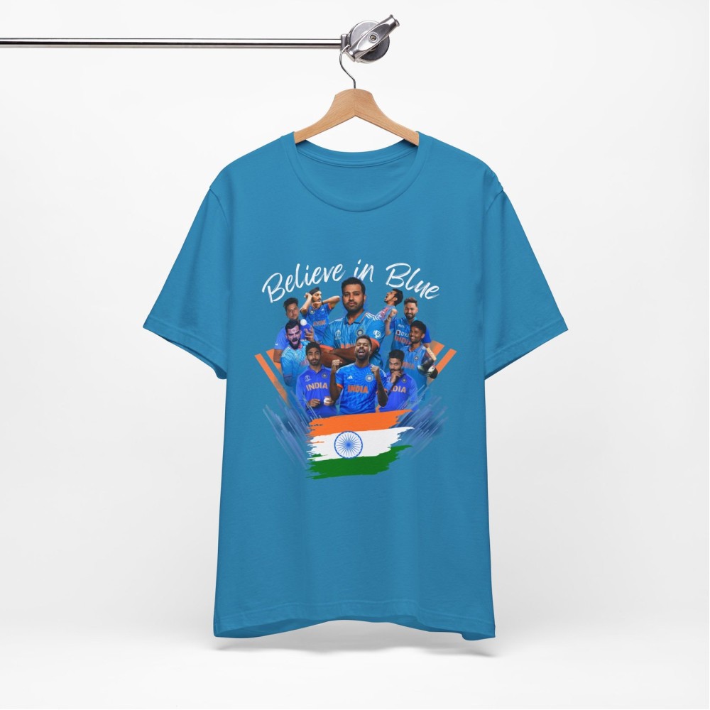 Team India Cricket T-shirt l T20 world cup l Indian Cricket team l Cricket fan l Cricket lover l Unisex Jersey 