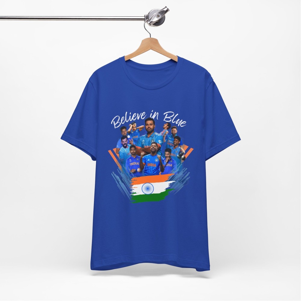 Team India Cricket T-shirt l T20 world cup l Indian Cricket team l Cricket fan l Cricket lover l Unisex Jersey 