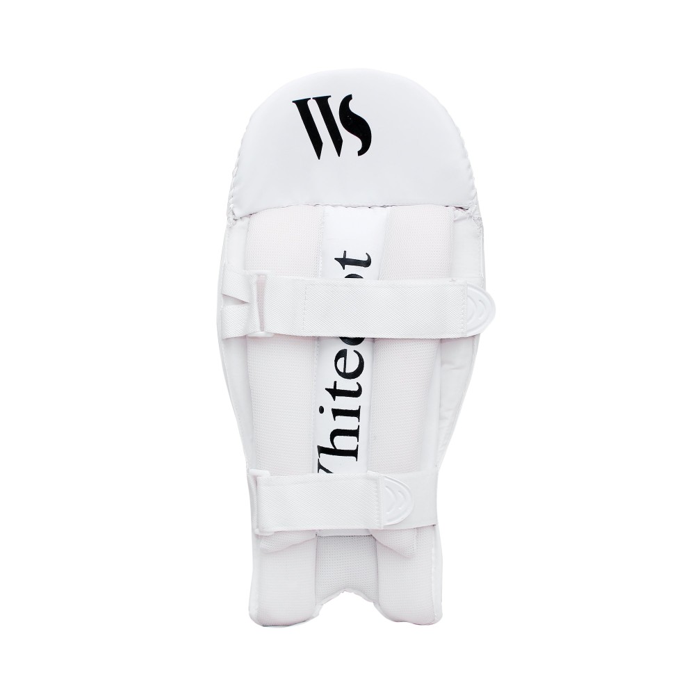 Whitedot Albatross White Wicket Keeping Pads