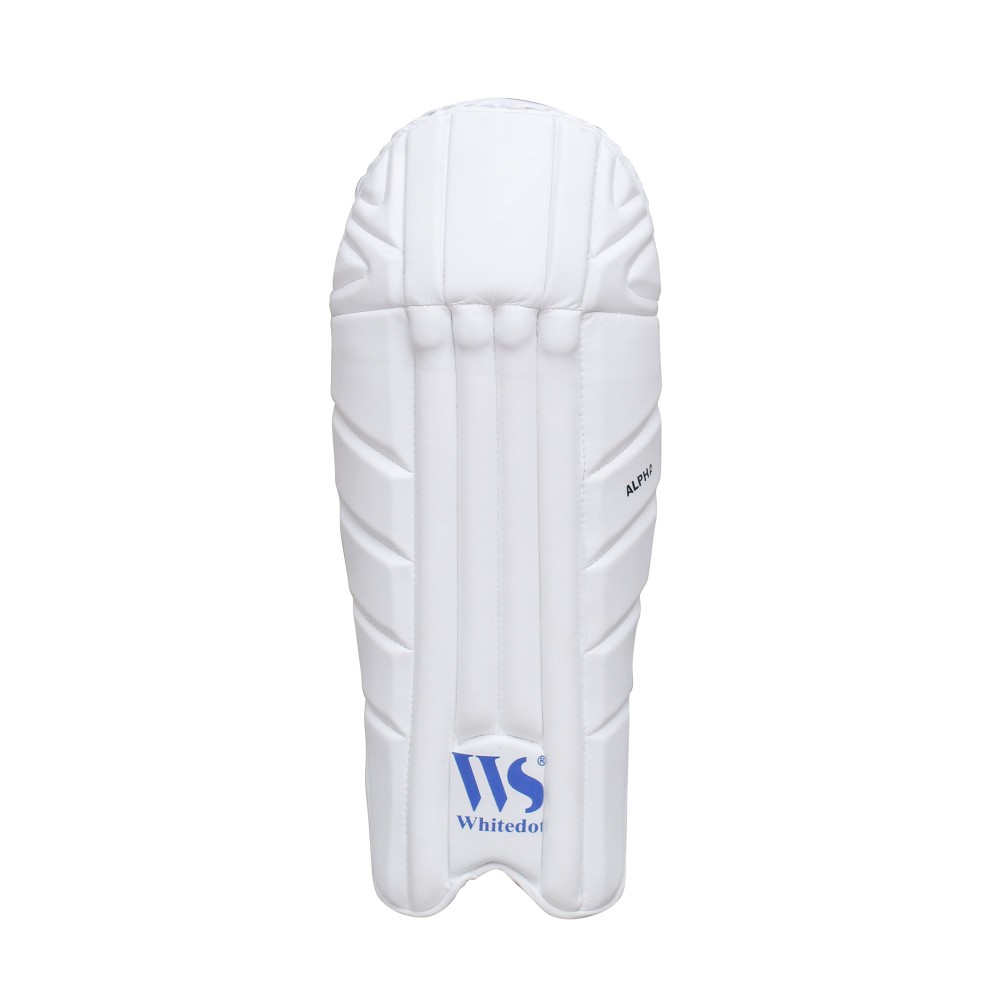 Whitedot Alpha Players White Wicket Keeping Pads
