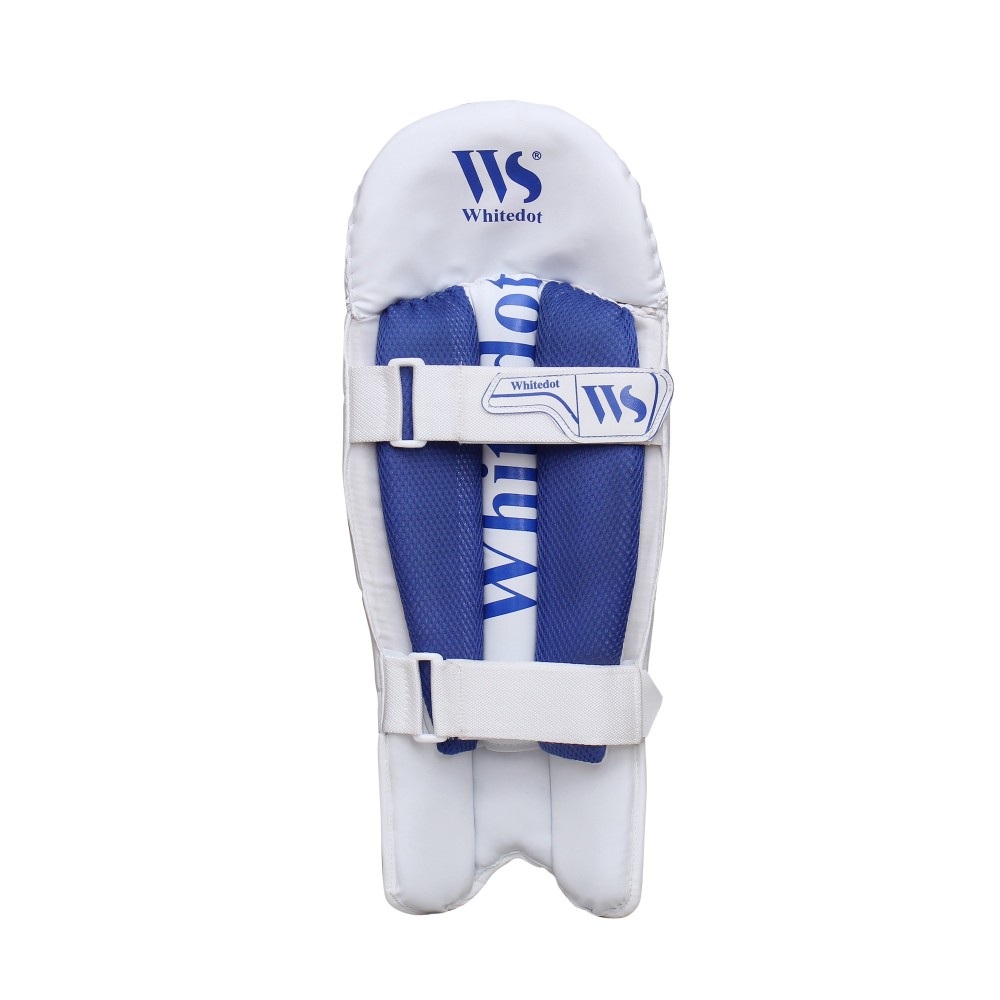 Whitedot Alpha Players White Wicket Keeping Pads