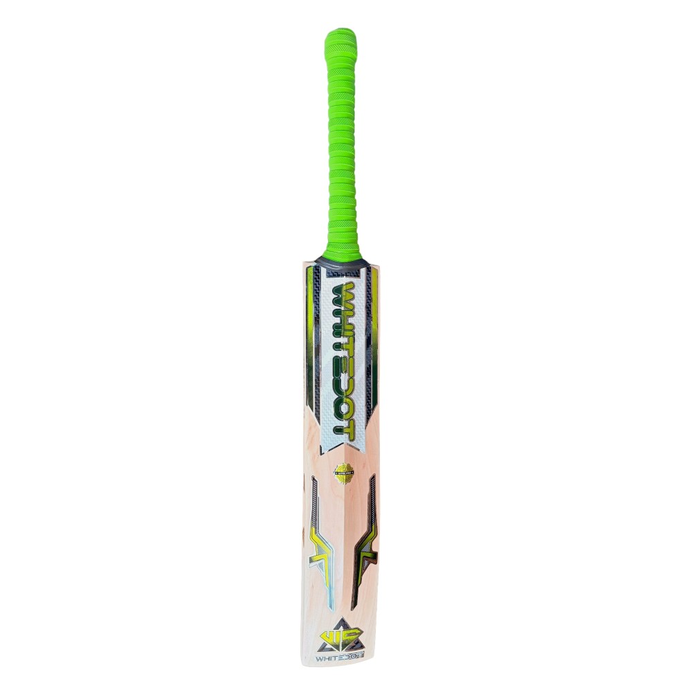 Whitedot Dot 1.1 Green Kashmir Willow Cricket Bat - Grade 1