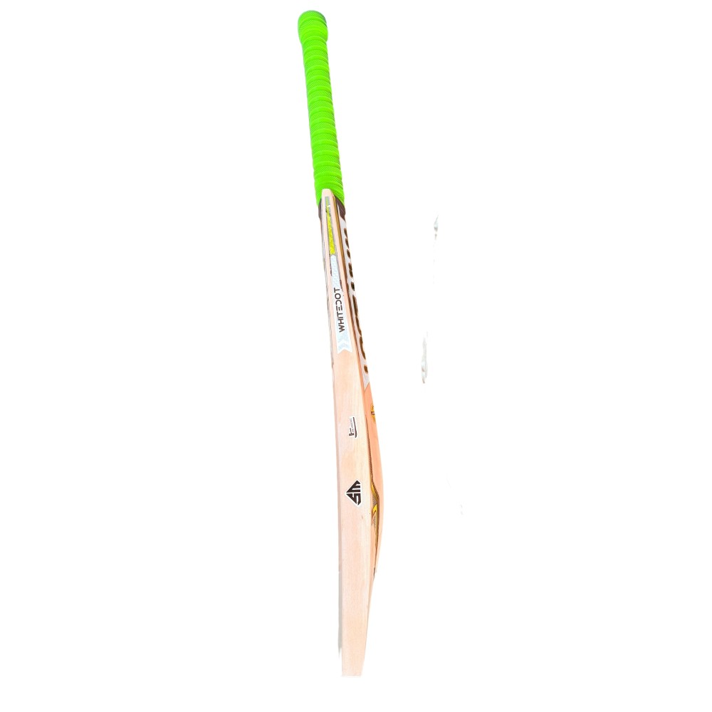 Whitedot Dot 1.1 Green Kashmir Willow Cricket Bat - Grade 1