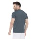 Whitedot FlexFit Round Neck Regular Dry Fit Gym Sports T-Shirt - Light Grey