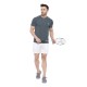 Whitedot FlexFit Round Neck Regular Dry Fit Gym Sports T-Shirt - Light Grey