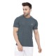 Whitedot FlexFit Round Neck Regular Dry Fit Gym Sports T-Shirt - Light Grey