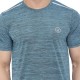 Whitedot FlexFit Round Neck Regular Dry Fit Gym Sports T-Shirt - Sea Green