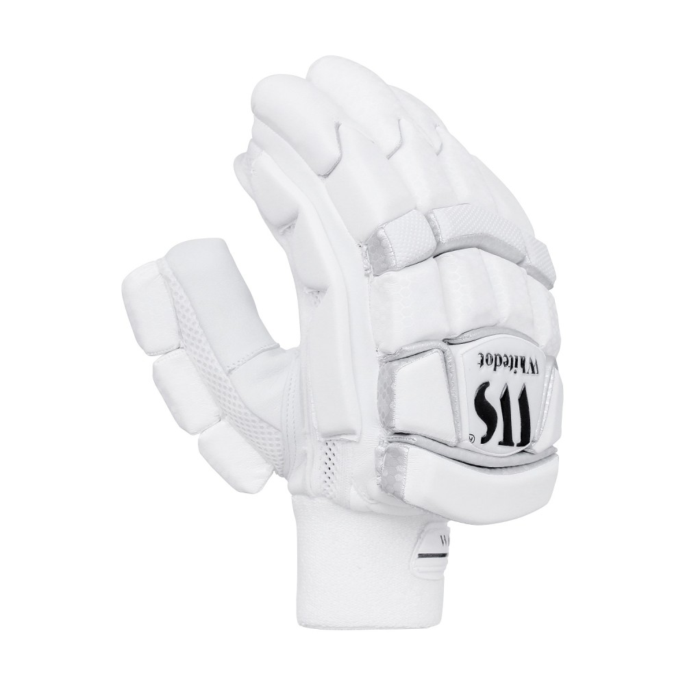 Whitedot Griffin White Cricket Batting Gloves