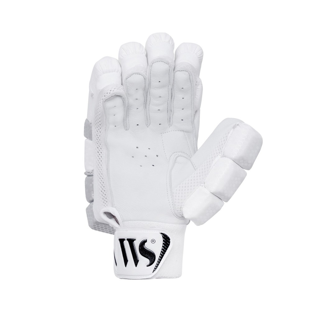 Whitedot Griffin White Cricket Batting Gloves