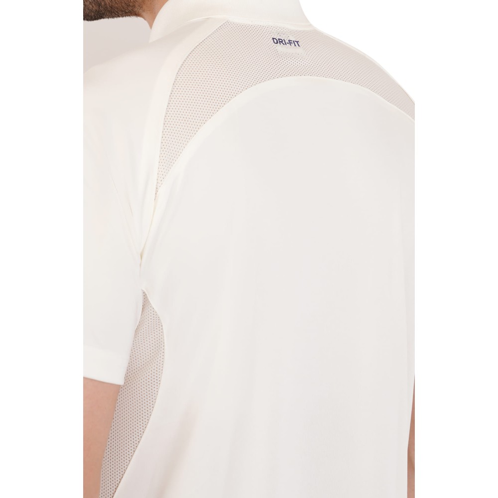 Whitedot Hexa Dri-FIT Cricket White Polo T-Shirt - Off White