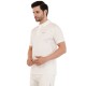 Whitedot Hexa Dri-FIT Cricket White Polo T-Shirt - Off White