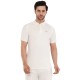 Whitedot Hexa Dri-FIT Cricket White Polo T-Shirt - Off White