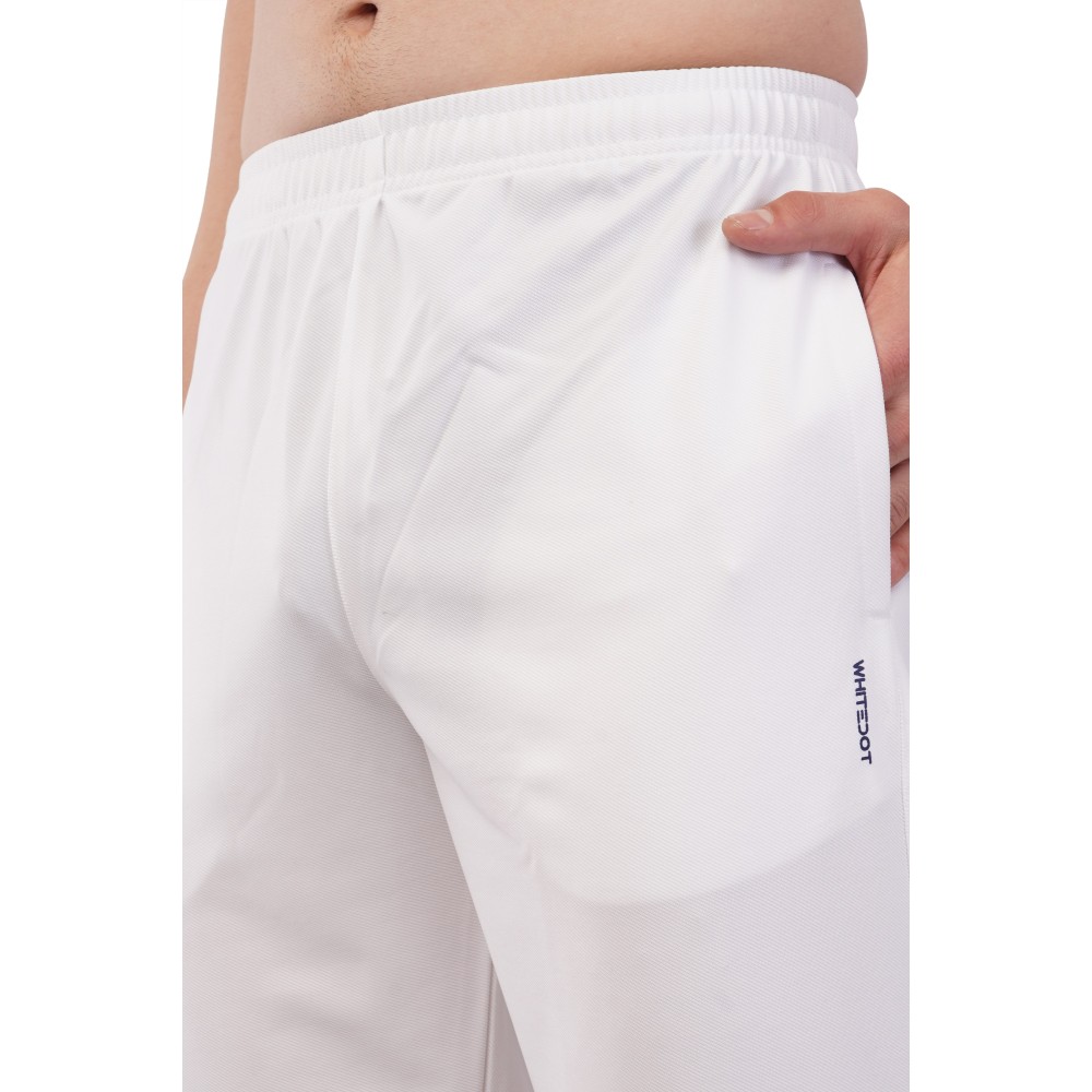 Whitedot Novelty Quick Dry Cricket Trouser Pants - White
